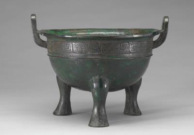 图片[2]-Inscribed ding cauldron, late Western Zhou period, c. 9th century-771 BCE-China Archive